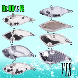 Dr.Holife 5PCS/LOT Unpainted VIB Blanks Lures Small Artificial Sinking VIB Baits Body For DIY  Fishing Tackle Vibration Baits
