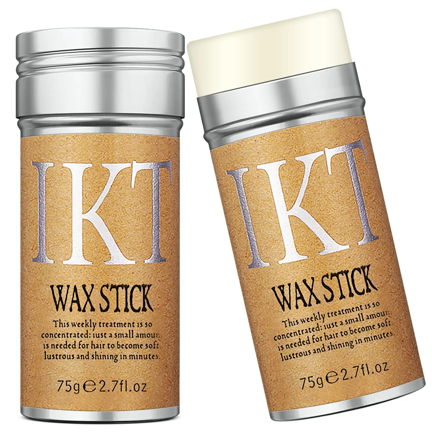 

Hair Wax Stick for Wigs, Edge Control Slick Stick Hair Pomade Stick Non-greasy Styling Wax, for Edge Frizz Hair