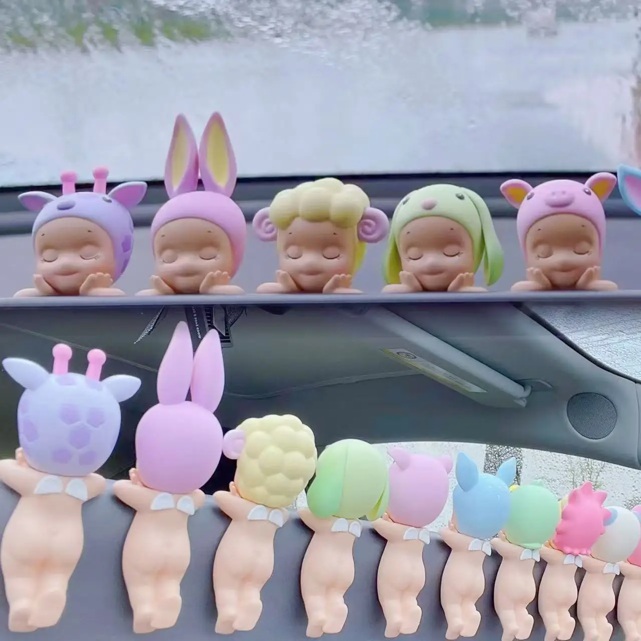 กล่องสุ่ม S Angel Hippers ซีรีส์ดรีมมิ่ง ฟิกเกอร์อนิเมะจิ๋ว ของตกแต่ง ตุ๊กตา ของขวัญสำหรับแฟนๆ เด็กๆ ในวันคริสต์มาสและวันเกิด