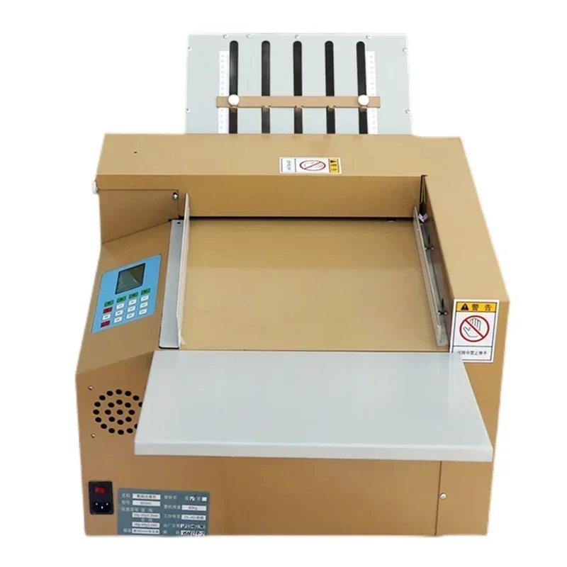 All-in-one machine for creasing, folding, and micro-perforating; digital electric creasing machine.