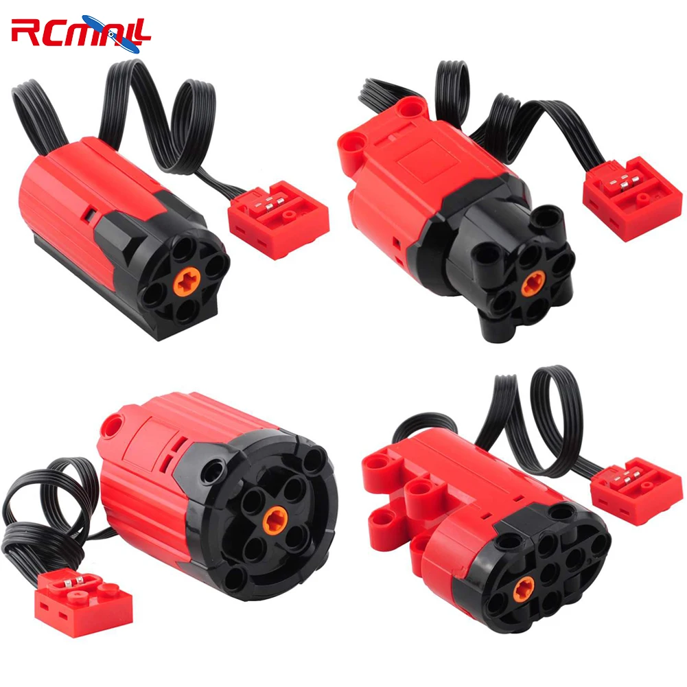 For MOC Blocks Power Functions Parts Enhanced Version M L XL Motor Servo Motor Compatible with LEGOeds