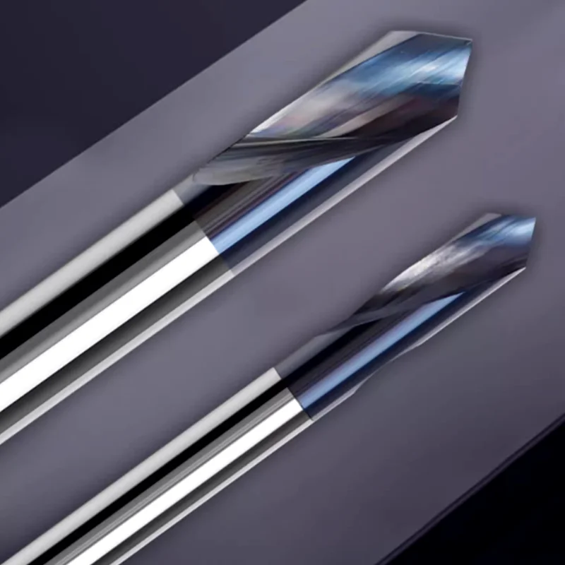 CNC Spot Drill Carbide Tungsten Center Bit 90° 1-20mm Chamfer Location Prepare Guide Pilot Hole CNC Machine Tool