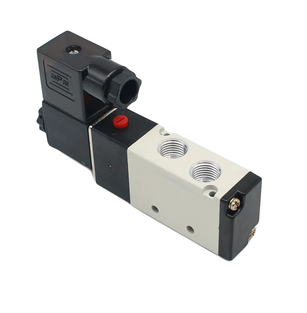 5 Way 2 Position Airtac Electric Solenoid Valve 4V210-08 DC 24V DC12V AC110V AC220V 1/4