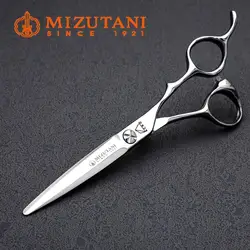 MIZUTANI Tesoura de barbeiro profissional Tesoura de desbaste de cabelo 440C tesoura de aço 6.0-6.5-6.8 polegadas ferramentas de corte de barbearia