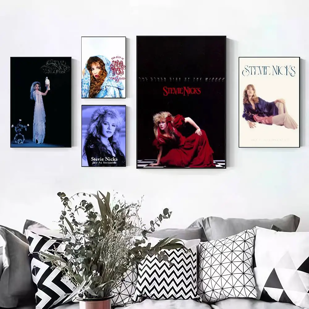 S-Stevie Nicks Bella Donna Peelable Self-adhesive Poster Stickers Are Suitable For Frameless Wall Decoration In A Room