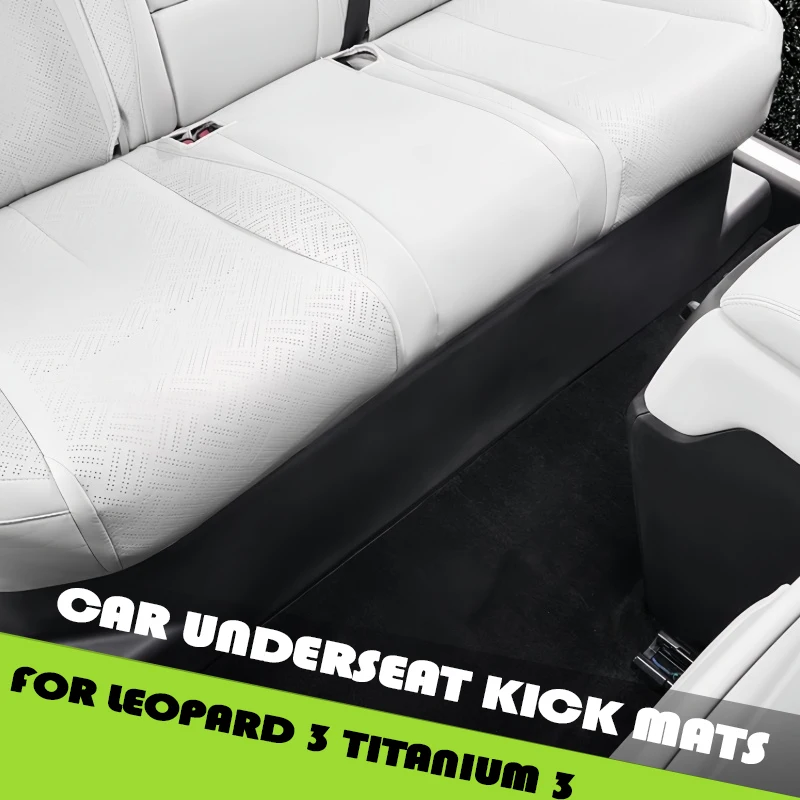 

Противоударная накладка на заднее сиденье автомобиля, подходит для BYD Leopard 3, титановое 3, модифицированное автокресло под защитной кожаной накладкой, обновленные детали