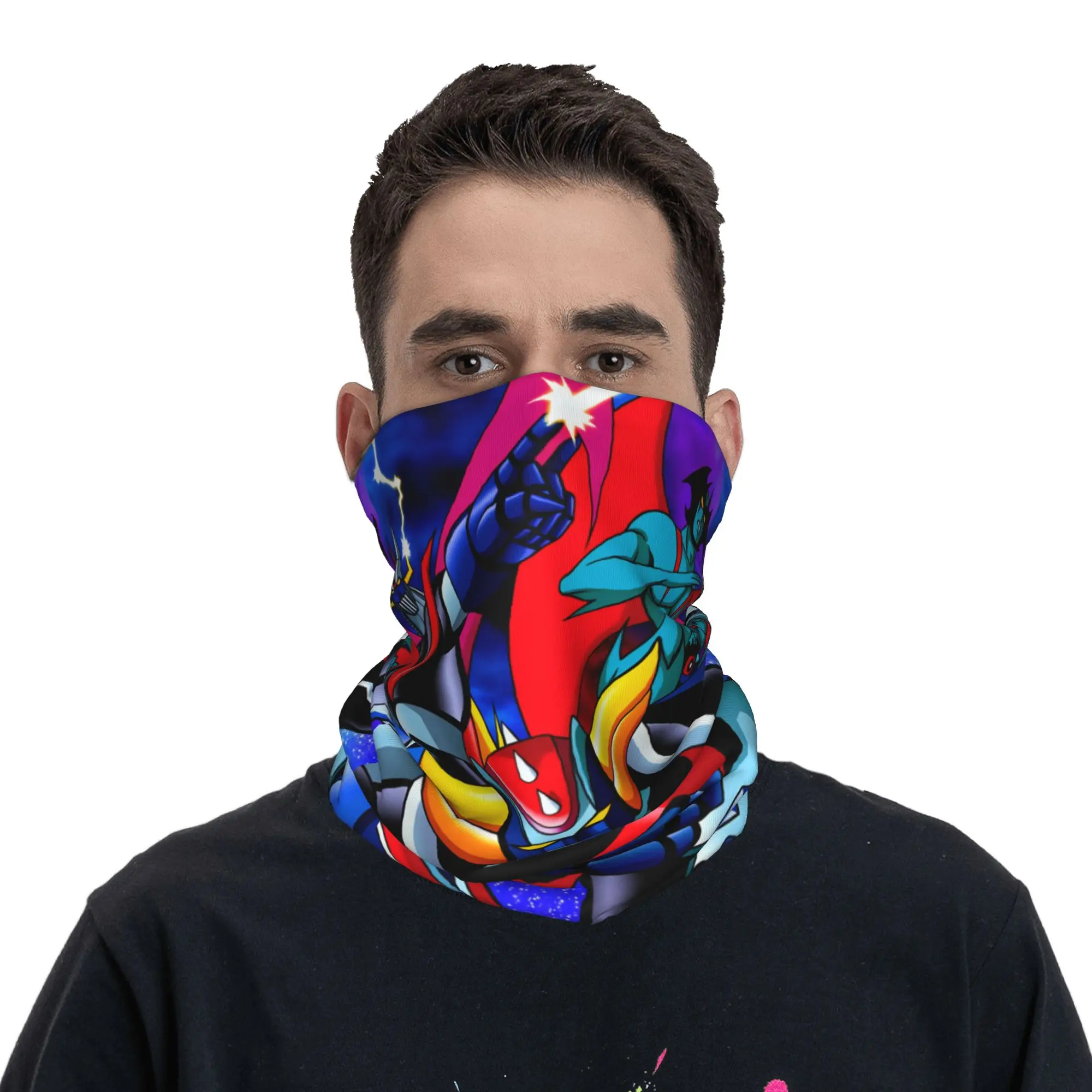 

Grendizers Balaclava Riding Fishing Cycling Mask Protection Breathable Face Cover Mask Autumn Funny Scarf Bandana