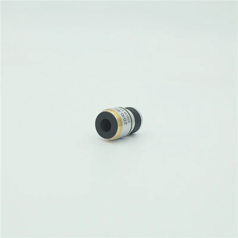 2Pcs 185 Microscope Objective 20X Achromatic Objective Biological Microscope Parts Accessories