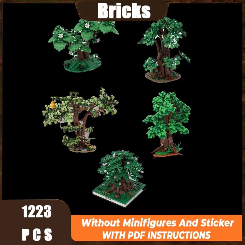 

Exquisite New Product MOC Building Blocks, Plant and Tree Model Technology, Modular Children's Toy Gifts, DIY Assembly Set
