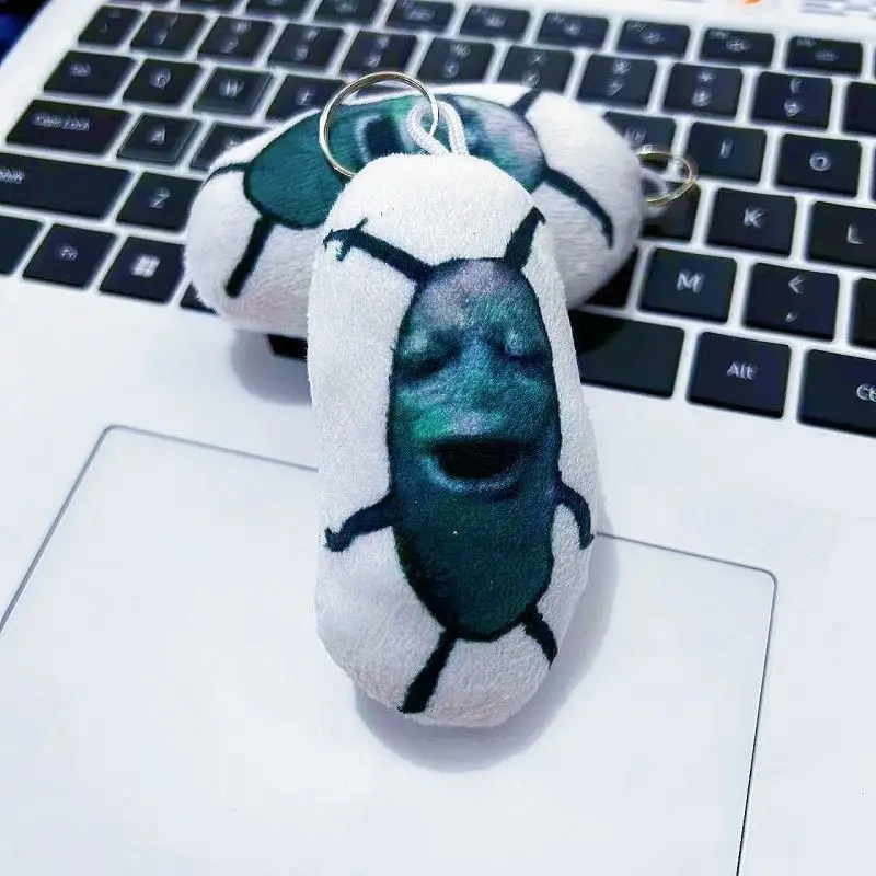 Zauroczony Plankton Pluszak Nowy Kreatywny Piszczący Wisiorek Śmieszny Meme Zawieszka do Torby Gadżet Głosowy Pluszak Breloczek плюшевый брелок