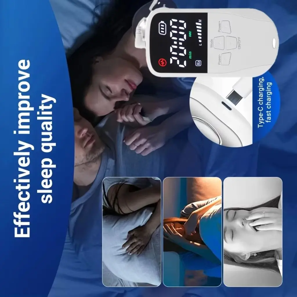 

Smart Insomnia Treatment Device Adjust Microcurrent for Sleep Onset & Night Awakening