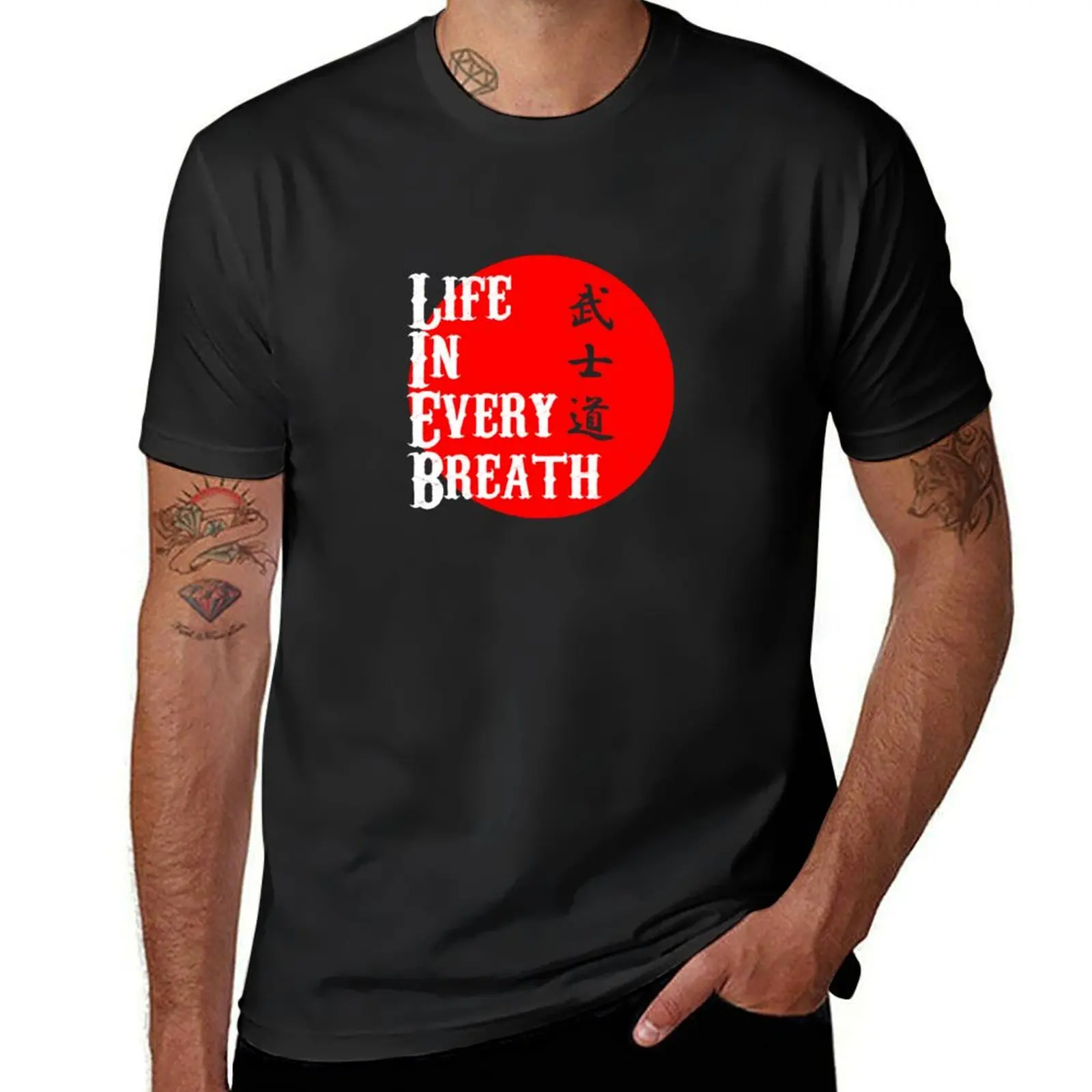 

Life in Every Breath T-Shirt Funny t-shirt aesthetic clothes T-shirts oversize vintage anime shirt men clothings