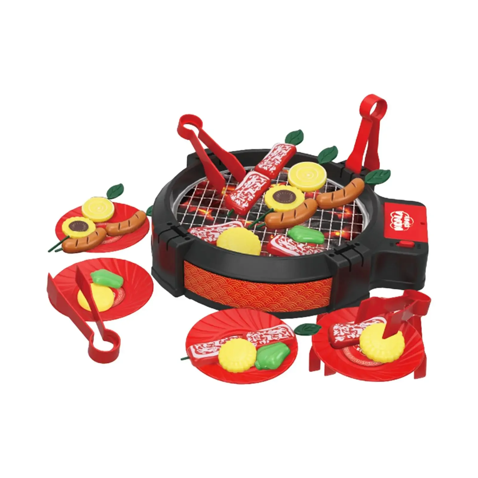 27x Speelgoed Bbq Grill Set Educatief Speelgoed Barbecue Keuken Speelgoed Speelgoed Set Voor Meisjes Jongens 2 3 4 5 6 Jaar Oud Valentijnsdag Cadeau