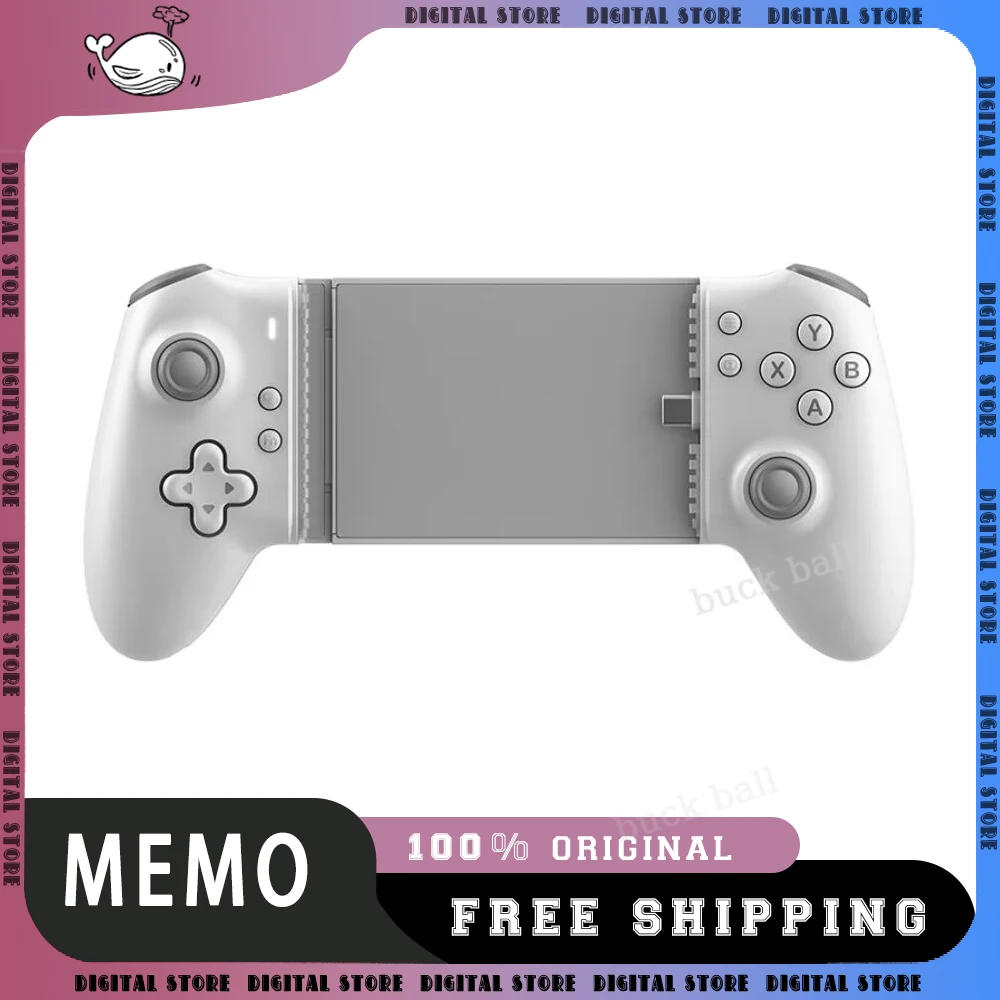 MEMO Gamepad Hall Dual Mode Stick Effect Controller Mobile Phone Type-C Joystick For Android PS Cloud Game Customized Handle