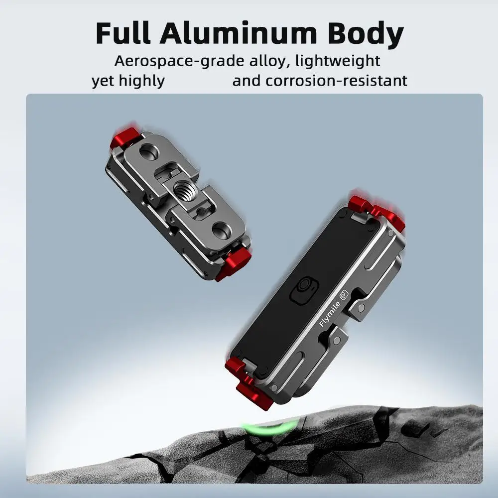 Magnetic Quick Release Adapter For Insta360 Go Ultra With 1/4" Screw Hole For Tripod & Selfie Stick Base Mount Bracket Accessory