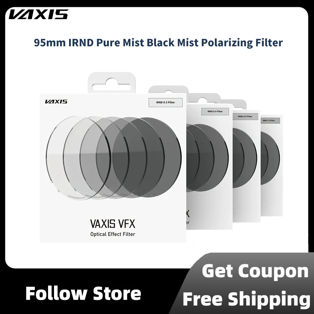 Vaxis Φ95 95mm Filter IRND Pure Mist Black Pro Mist Polarizing Filter VI LINE Star-Cross Rainbow Dazzle Filter