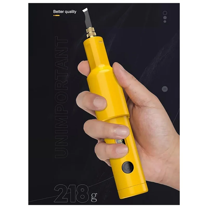 Electric Wood Engraving Machine Rechargeable Portable Handheld Electric Chisel Wood Cutter With 20PCS Replaceable Blades