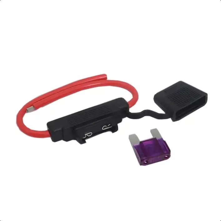 【1Set】10AWG 8AWG Wire Maxi Car Fuse Holder Water-resistant Waterproof Automotive With Cover Inline Auto 20A 30A 40-100A 120A