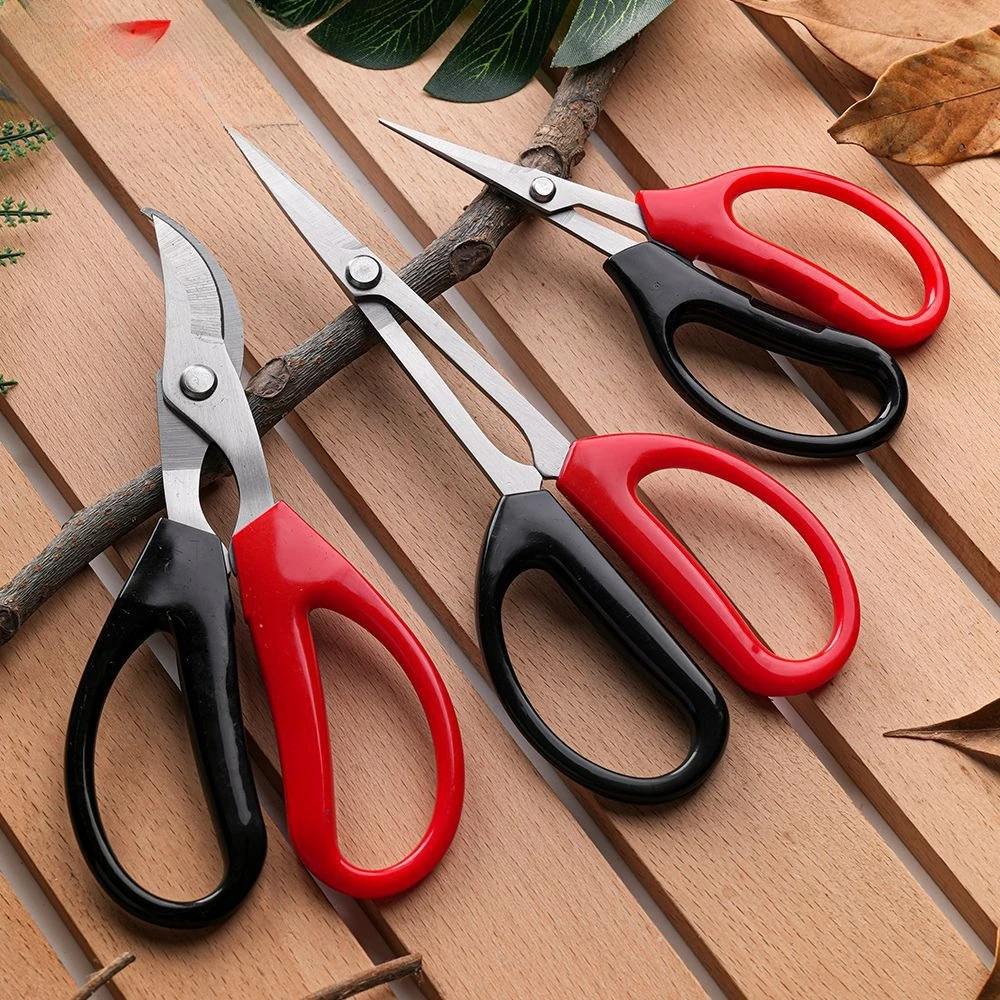 

Stainless Steel Grape Strawberry Fruit Picking Shears Non-slip Gardening Fruit and Vegetable Potted Leaf Shears Small