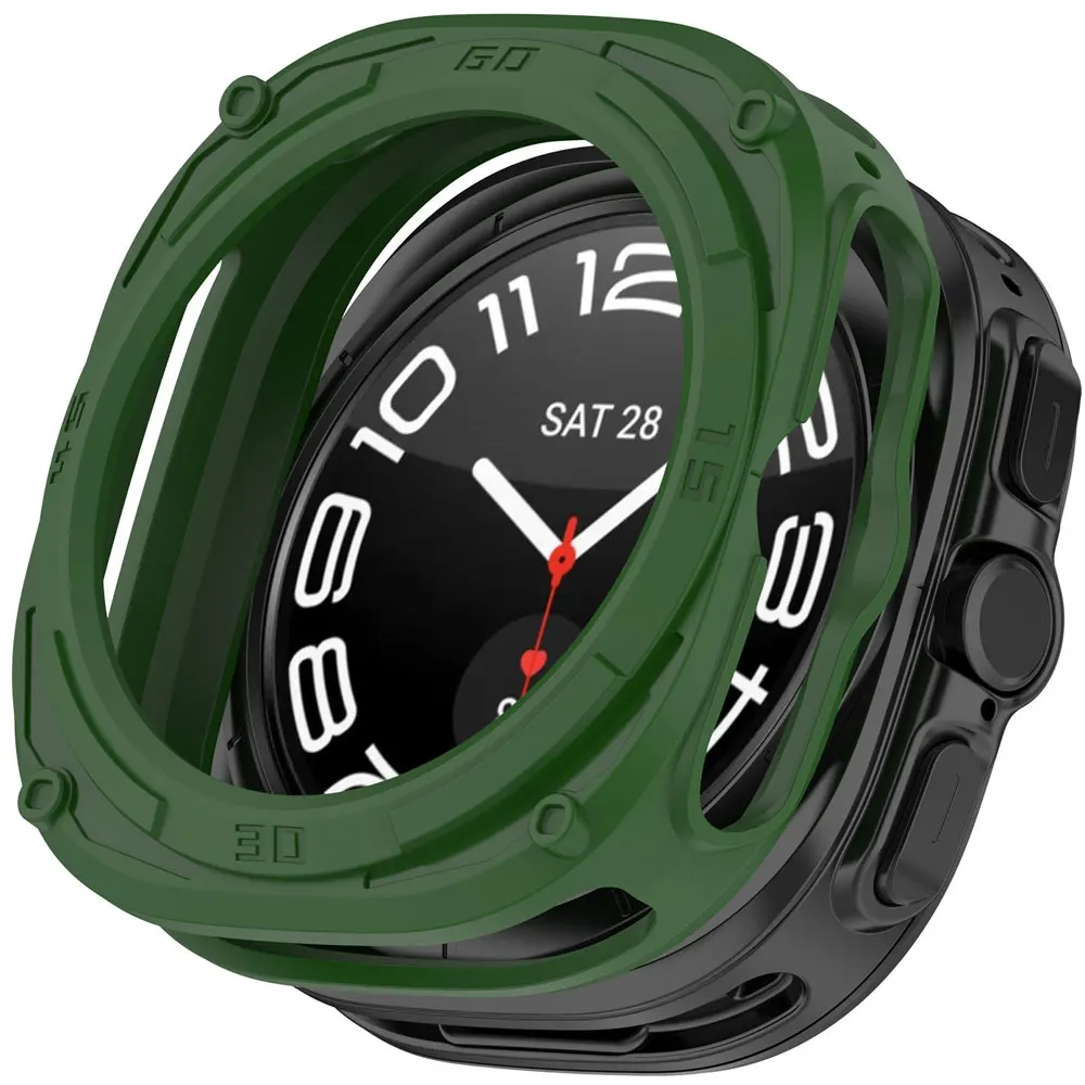 PC Watch Case For Samsung Galaxy Watch Ultra 47mm Cases Bumper All-Around Shell Protective Cover Smart Accessories