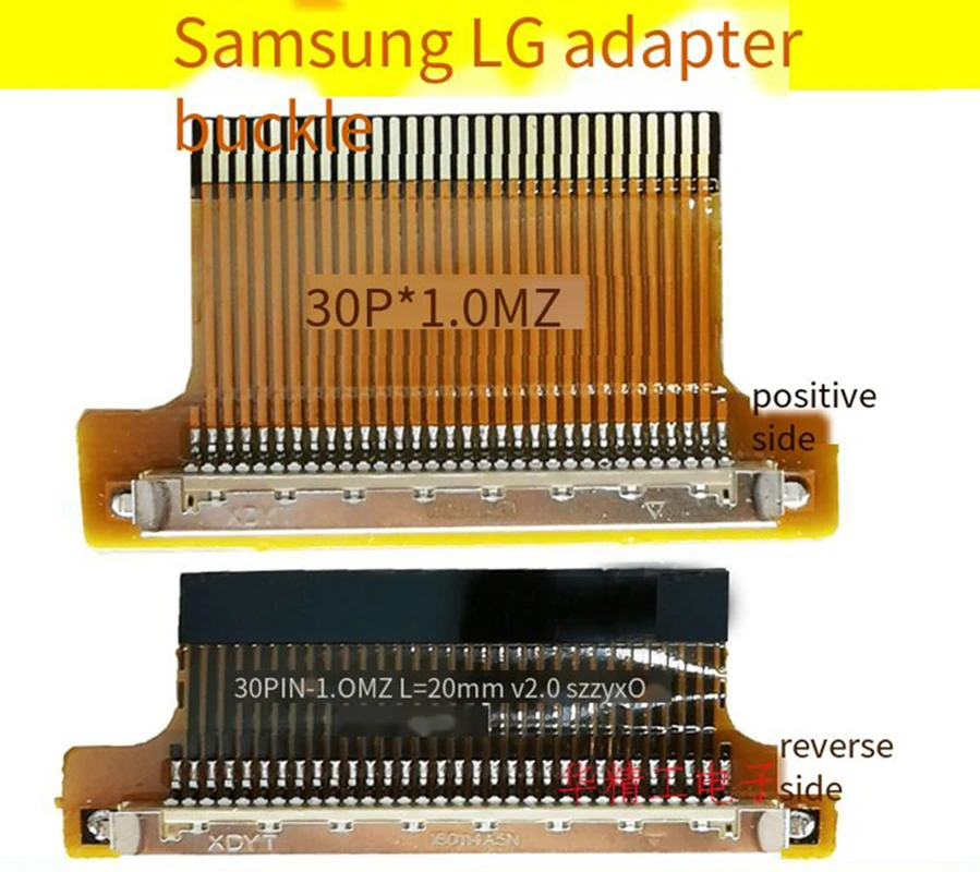 LVDS Layar FIX30P untuk FPC 30P/51P1.0/0.5MM Fleksibel Kabel Datar Antarmuka Adaptor EDP Papan Adaptor