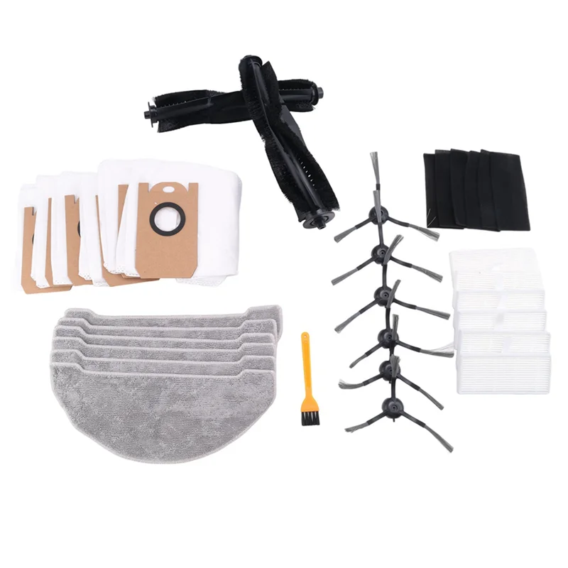 M04K فرشاة رئيسية أكياس الغبار ممسحة القماش الجانب فرشاة فلتر Hepa أجزاء لشاومي VIOMI S9 جهاز آلي لتنظيف الأتربة الملحقات #3