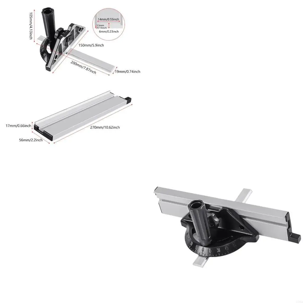 أداة تعديل Miter Gauges أداة النجارة لجداول منشار الجدول وجداول التوجيه