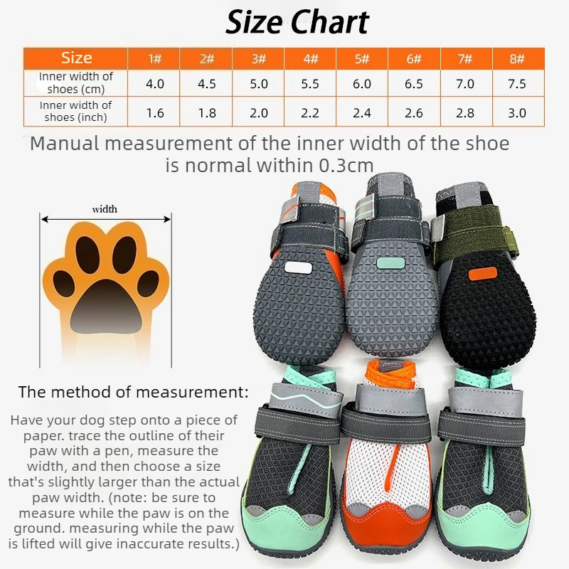 Botas de verano transpirables para perros medianos y grandes – Antideslizantes - imagen 3