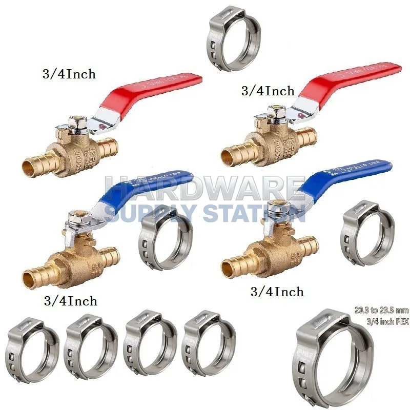 

4 Pcs Thickened Brass Control Ball Valve Sealed Anti-Corrosion High-Temperature Oil Circuit Fuel Tank Water Pipe Switch