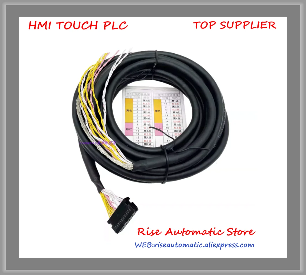 FX-16E-100CAB-S FX-16E-100CAB-R FX-16E-100CAB  1M length MIL Connector Cable for FX2N-16EX FX2N-16EX-C