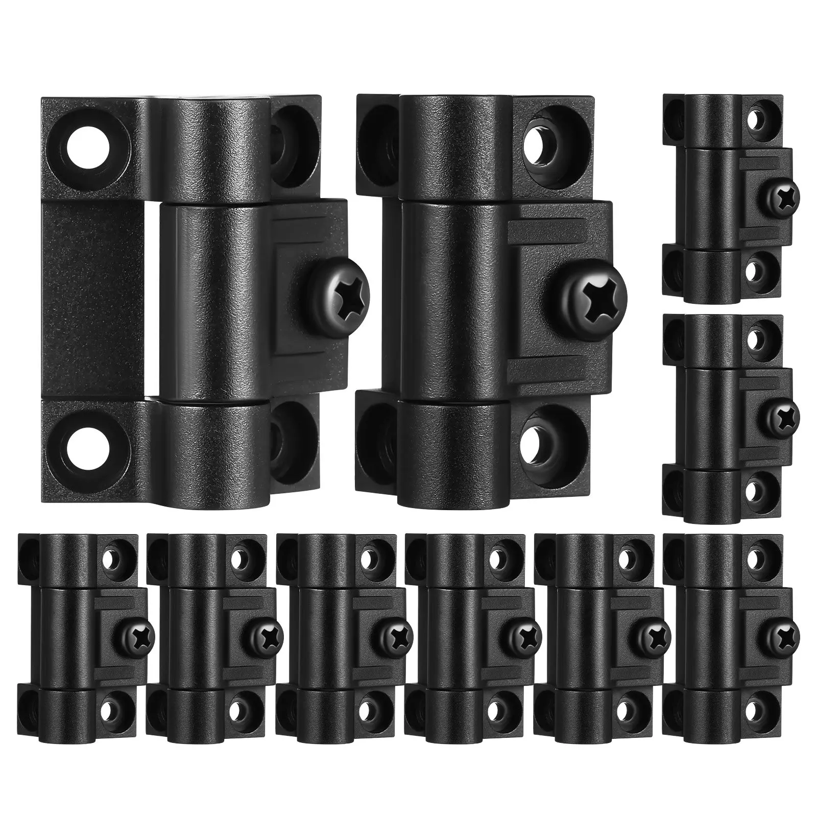 

10Pcs Adjustable Damping Hinges Torque Hinges for Cabinet Doors Small Box Wooden Craft Hardware Silent Control