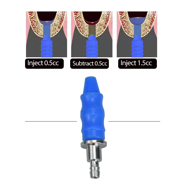 Set Dental Implant Hydraulic Tips With Water Pipe Injection Maxillary Sinus Lifting Dental Lab Tool