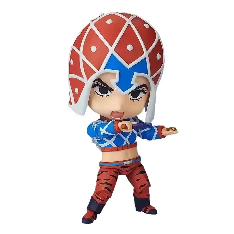 10CM JOJO's Bizarre Adventure Q version Golden Wind Goldmista figure model For Children's Gifts