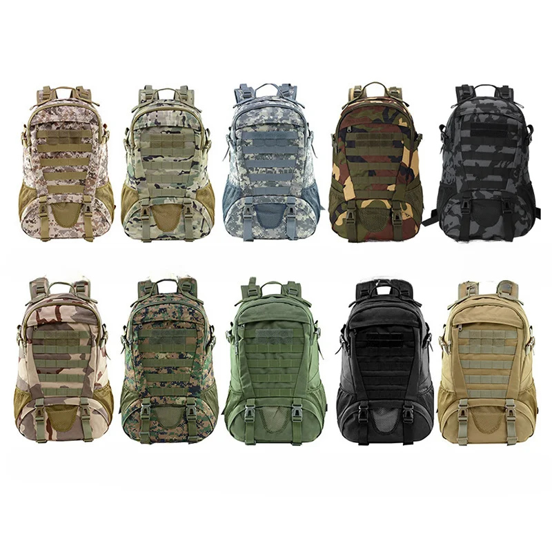 Men's 3P Casual Backpack Hiking Storage Bag Fishing Hunting Climbing Rucksack Off-Road Sports Outdoor Mountaineering Backpack