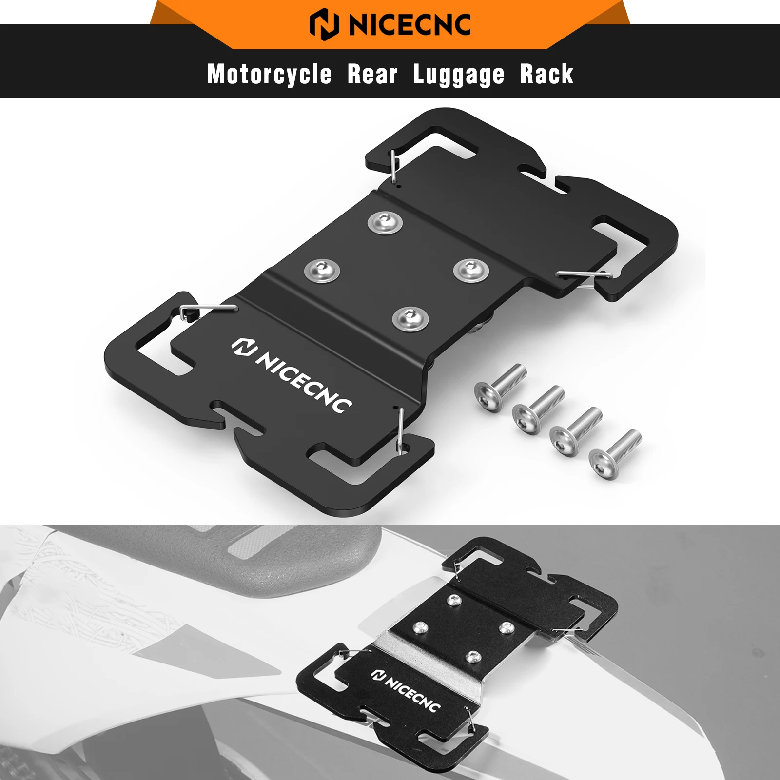 

Motorcycle Rear Luggage Rack Tail Rack For KTM EXC 300 EXC-F 350 SXF 450 Husqvarna Beta GasGas Honda Suzuki Kawasaki Sherco TM