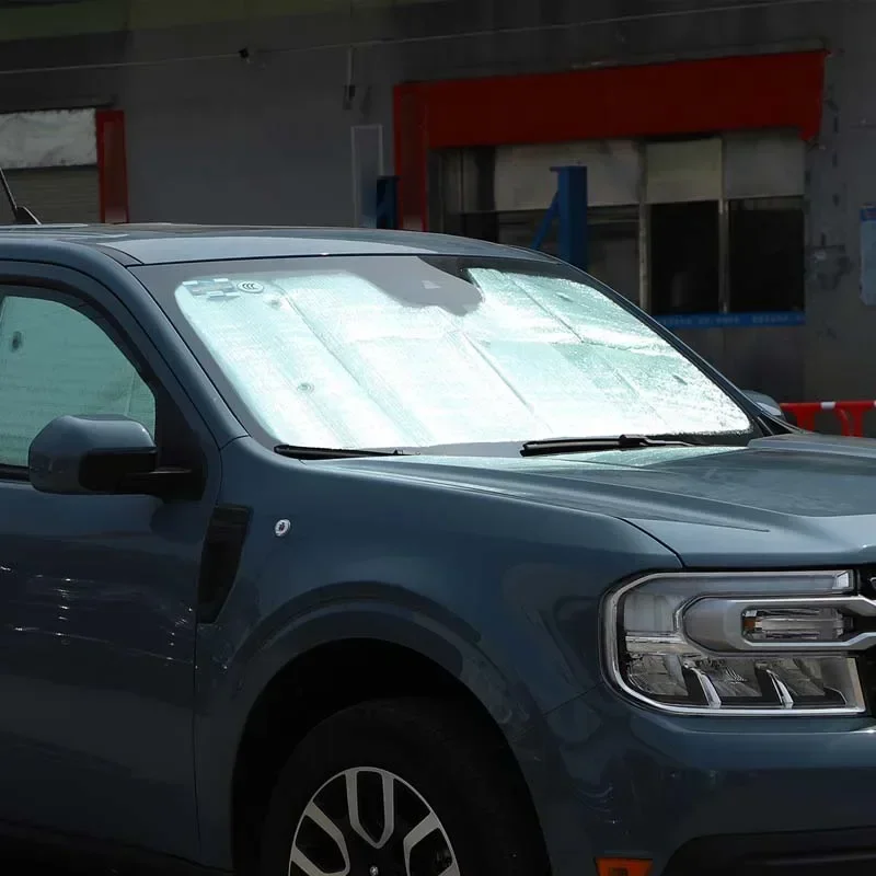 

Aluminum Foil Silver Car Front Windshield Full Window Glass Sun Protection Parasol Car Accessories For Ford Maverick 2022-2025