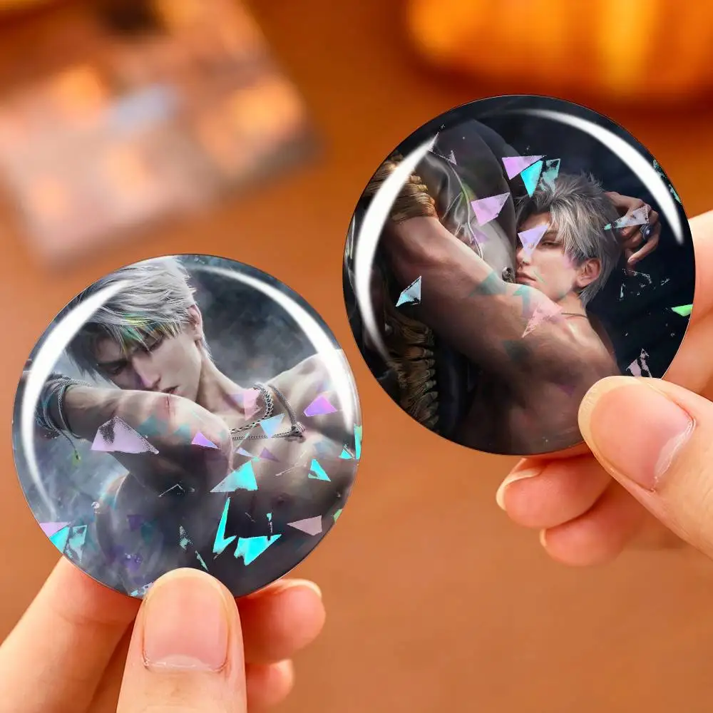 Qin Che S-Sylus Game Love and Deepspace Custom Tinplate Round Button Badges Pins Brooches for Clothes Backpack