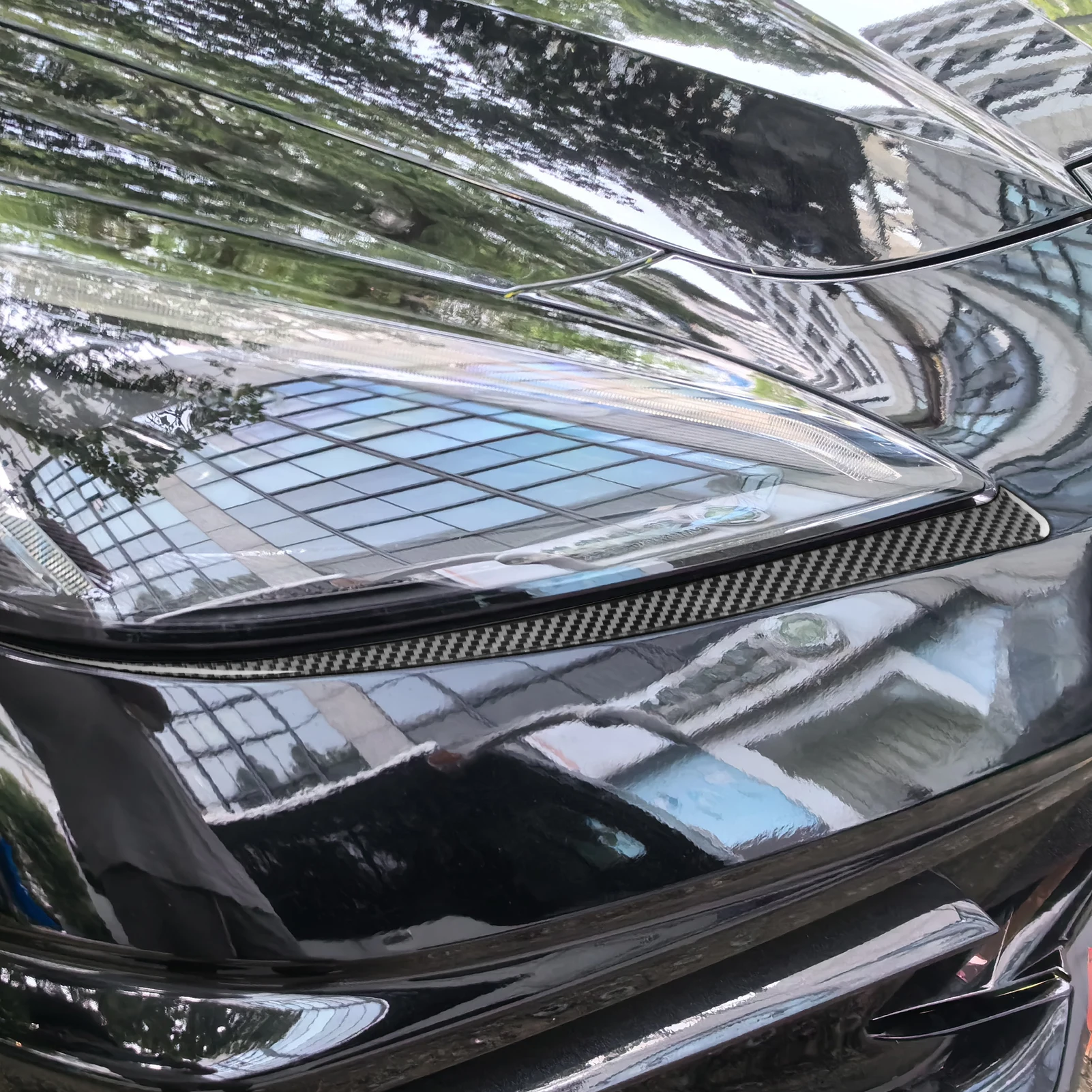 

Для Chevrolet Corvette C8 Z51 Z06 2020-2023 автомобильные аксессуары из углеродного волокна фары веко панель для бровей декоративная полоса наклейка