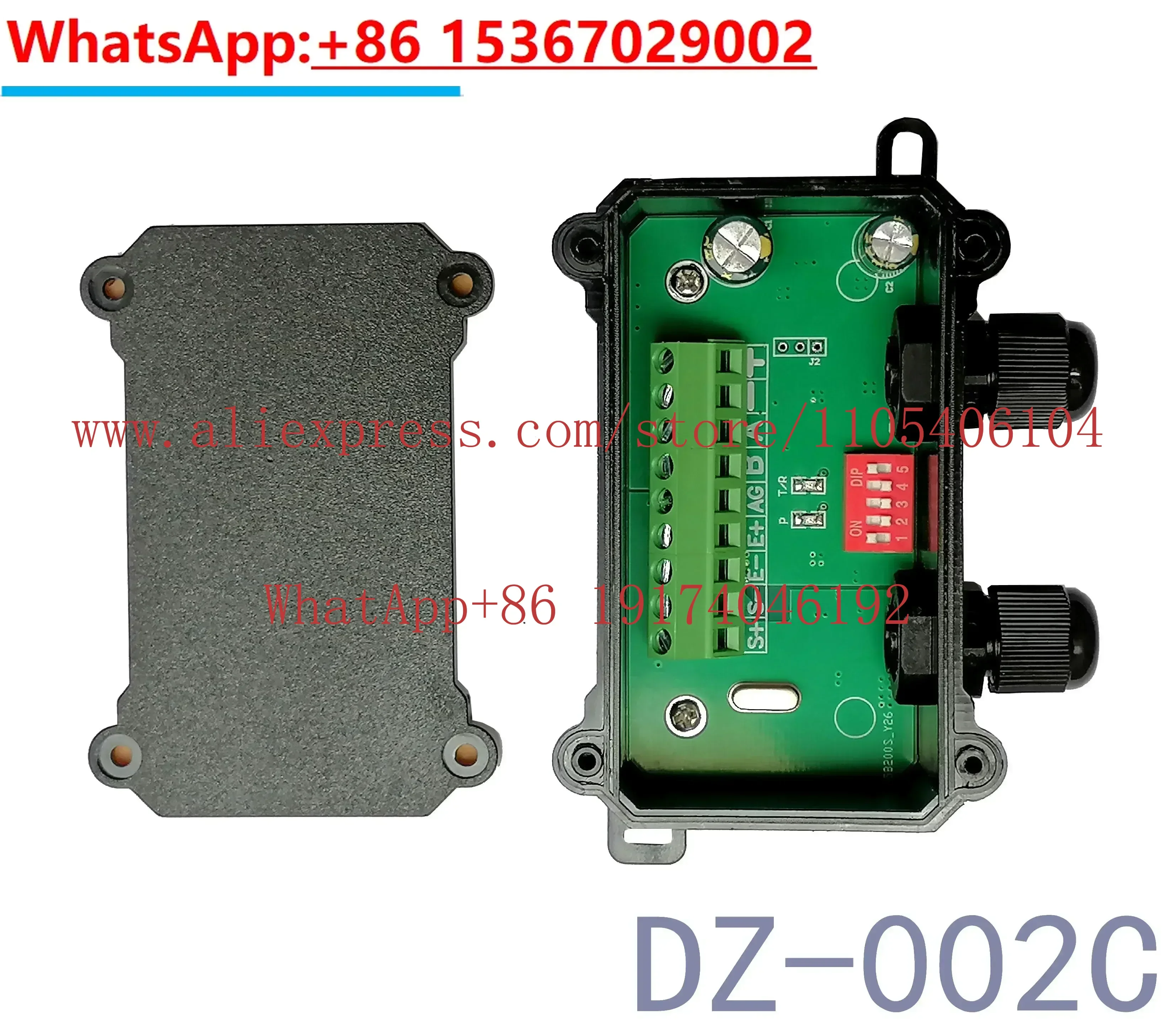 Load Cell Weighing Module Modbus RTU Protocol RS485 Transmitter 24-bit IP65 For   PLC
