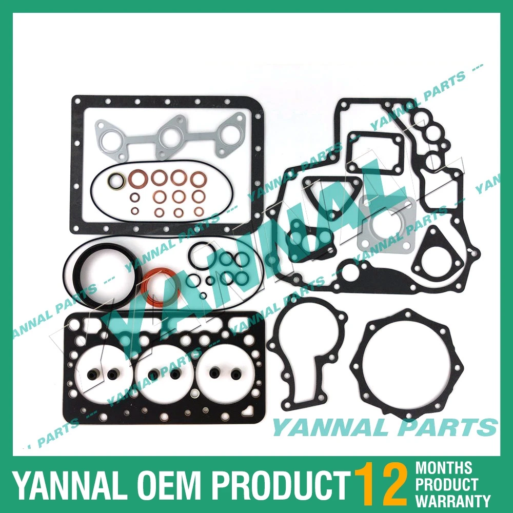 Kit de revisão da gaxeta do motor para kubota d722 peças reposição do motor diesel da máquina escavadora aftermarket