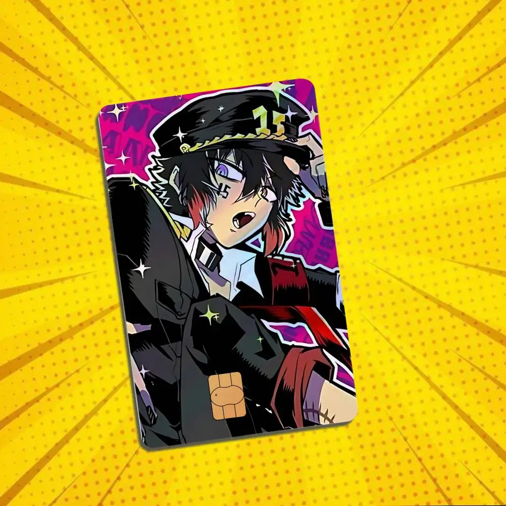 Halloween Heterochromia Jyugo Nanbaka Laser-like texture Card Stickers Credit Visa Debit Bank Charge Card Bus Metro