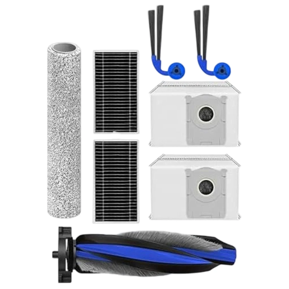 Main Brush and Two Side Brushes Compatible with For Yeedi For M16 Robot Vacuum Cleaner with Carbon Coated HEPA Filter