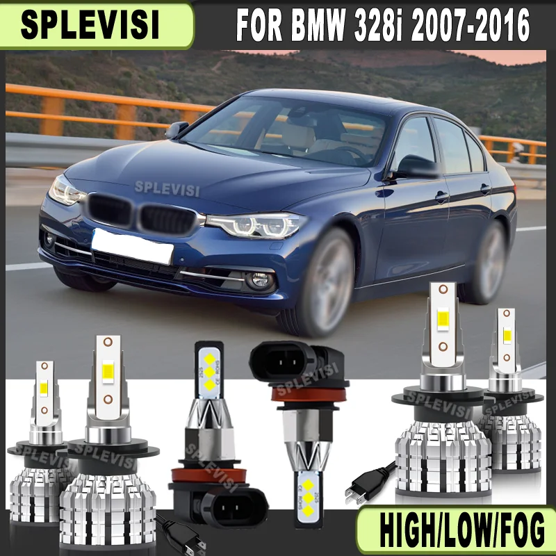 

Shockproof Waterproof H7/H11 LED Headlight Fog Light For BMW 328i 2007-2016 2007 2008 2009 2010 2011 2012 2013 2014 2015 2016