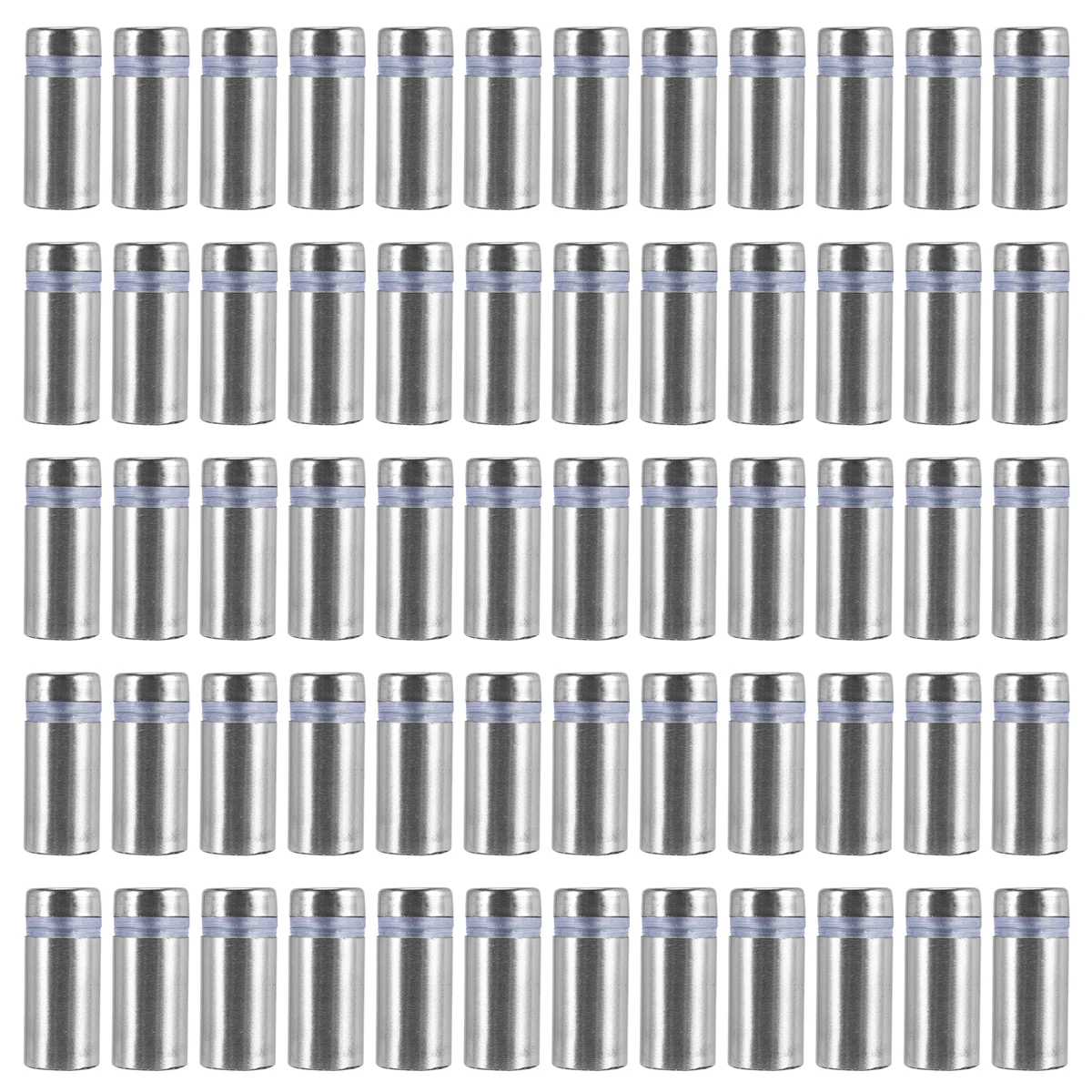 60Pcs Sign Standoff Screws Advertising Screws Stainless Steel Wall Standoff Mounts Glass Acrylic Nail for Glass Artwork