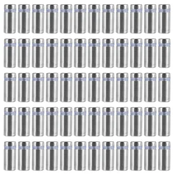 60Pcs Sign Standoff Screws Advertising Screws Stainless Steel Wall Standoff Mounts Glass Acrylic Nail for Glass Artwork