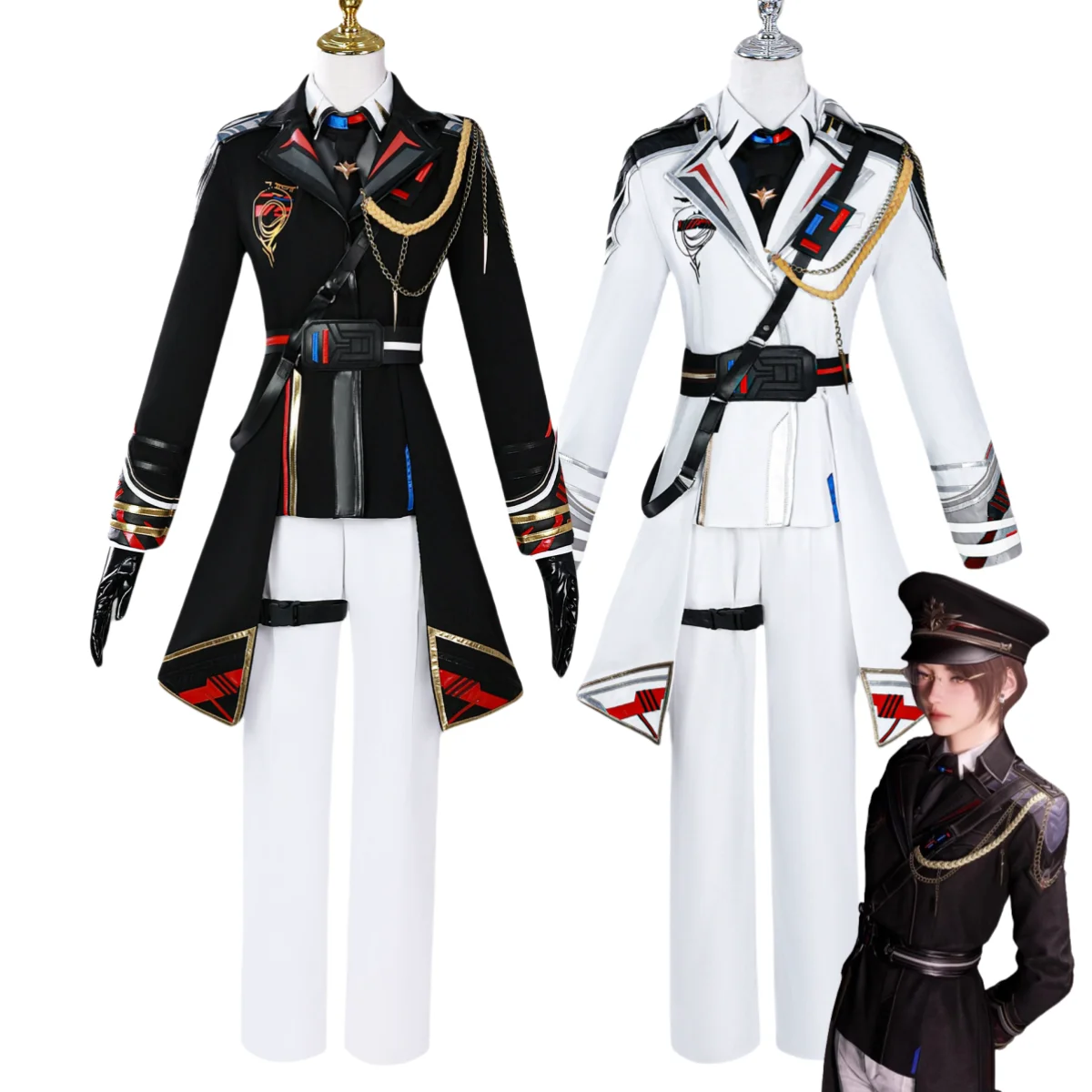 Костюм для косплея MC из Love and Deep Space - Костюм охотника за инопланетянами - Научно-фантастический боевой костюм в стиле аниме для женщин