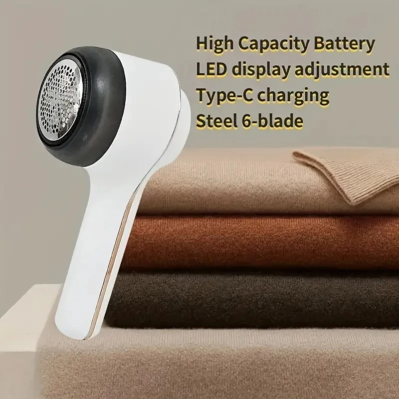 

Мятно-зеленая перезаряжаемая USB-бритва для ткани и средство для удаления ворса — 3-скоростная зарядка типа C, стальное лезвие 6 футов, цифровой дисплей мощности, инк.