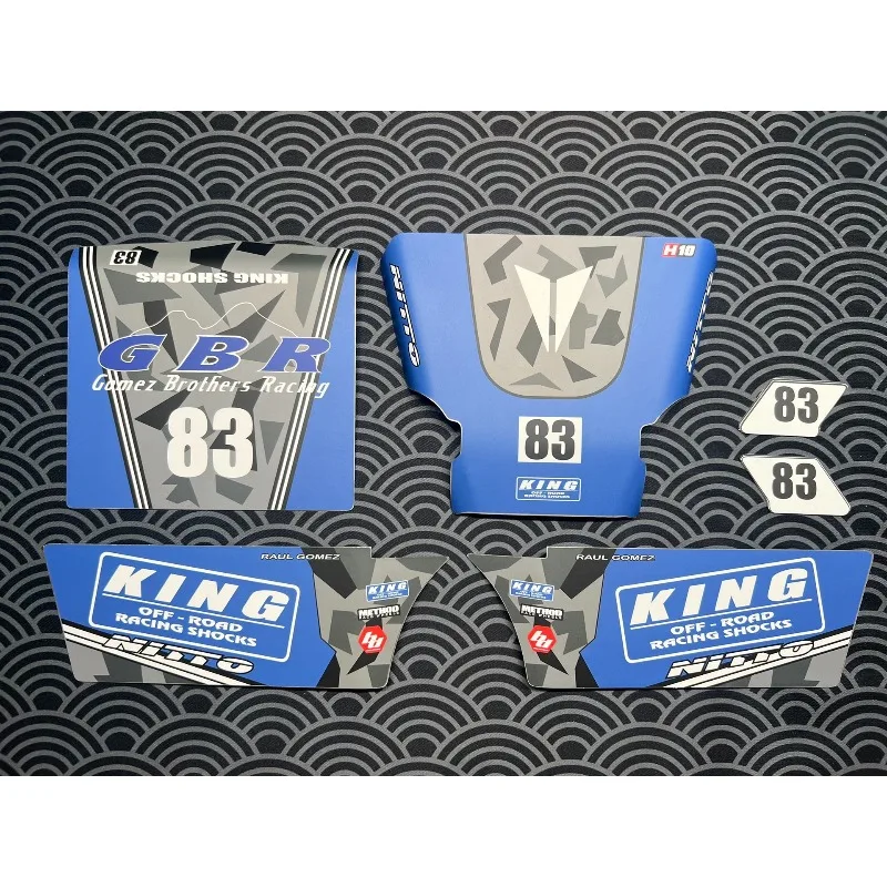 

Aluminum Alloy Body Shell with Sticker Painting Kit for 1/10 RC Crawler Car D1RC VP H10 Titanium Alloy Pipe Rack VS4-phoenix DIY