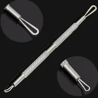 1PC Acne Blemish Pimple Extractor Tool Professional Stainless Steel Double Ended Blackhead Comedone Remover Face Clean Tools