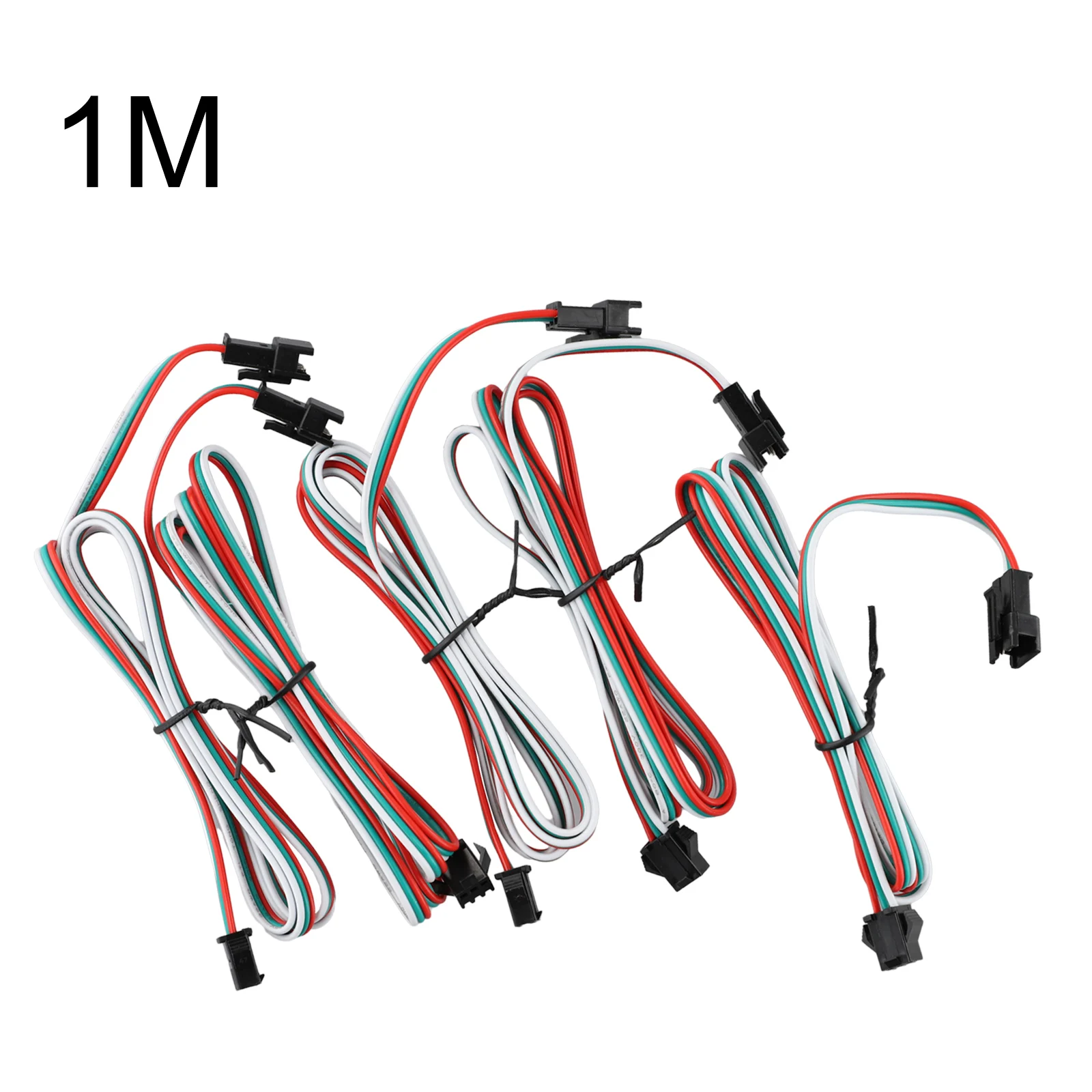

Комплект из 5 проводов-удлинителей для JST W 811 W 812B RGB-разъема 3-контактный разъем «папа» и «мама» Гибкий ПВХ